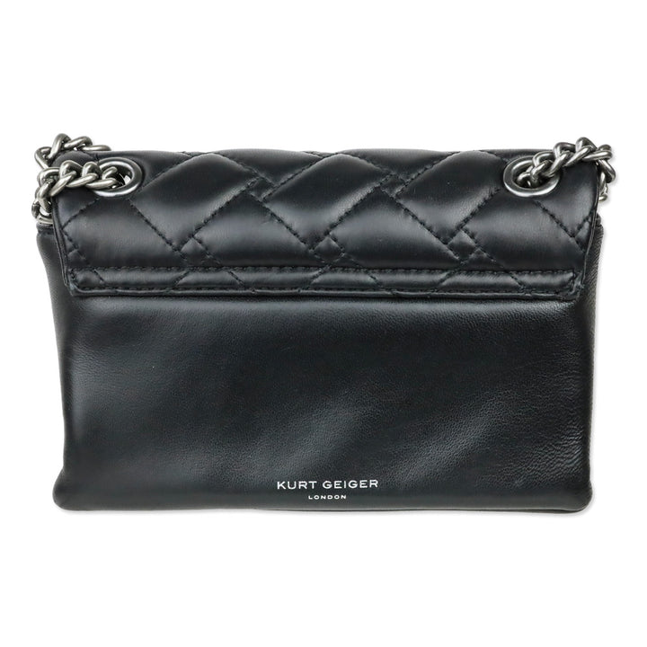 Kurt Geiger Mini Kensington Black Leather Crossbody
