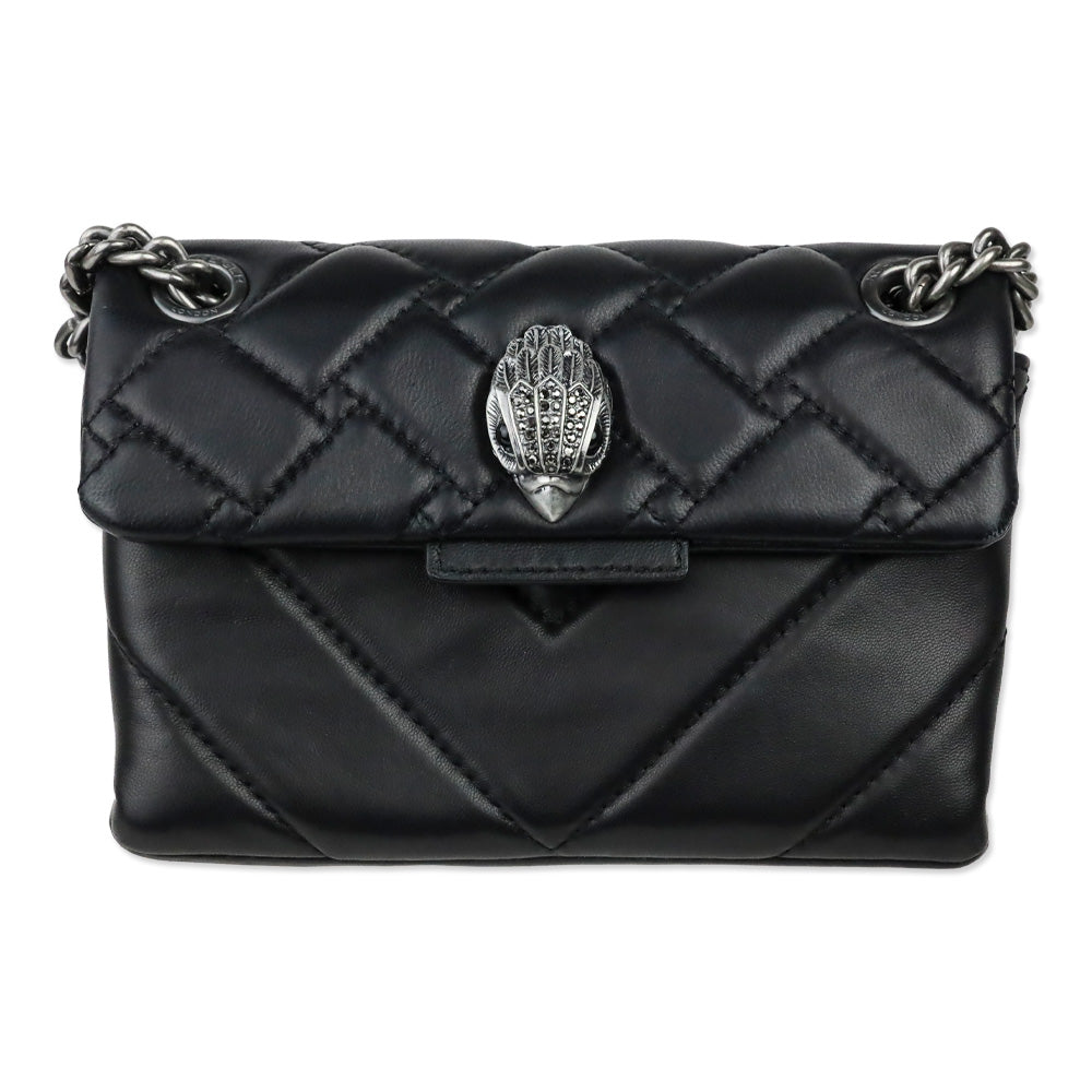 Kurt Geiger Mini Kensington Black Leather Crossbody