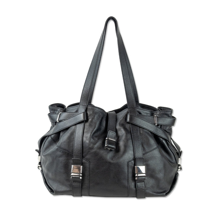 L.K. Bennett Black Leather Tote