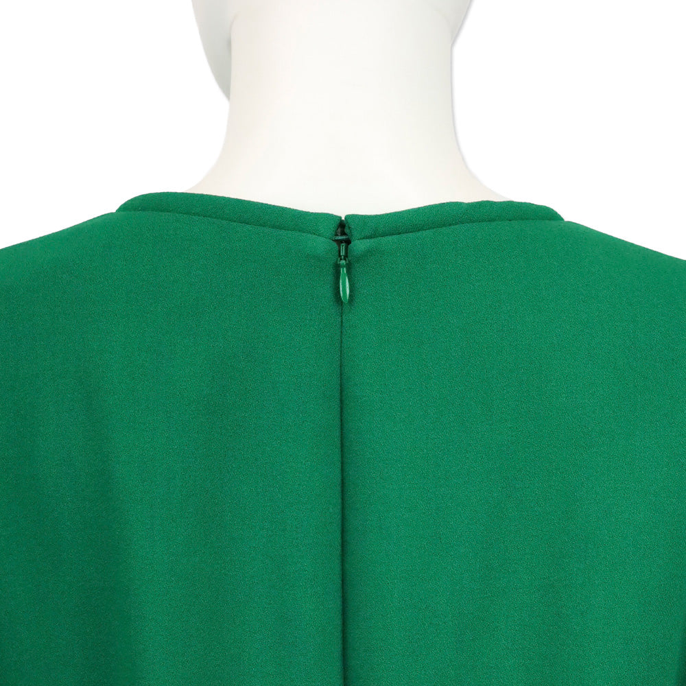 L.K. Bennett Green Doris Bell Sleeve Midi Dress