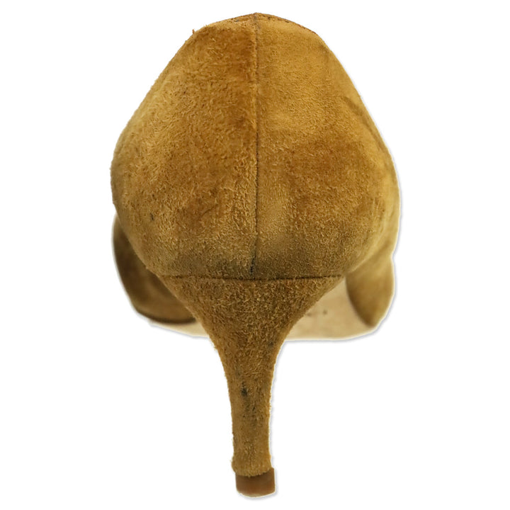 L.K. Bennett Tan Suede Elma Pumps