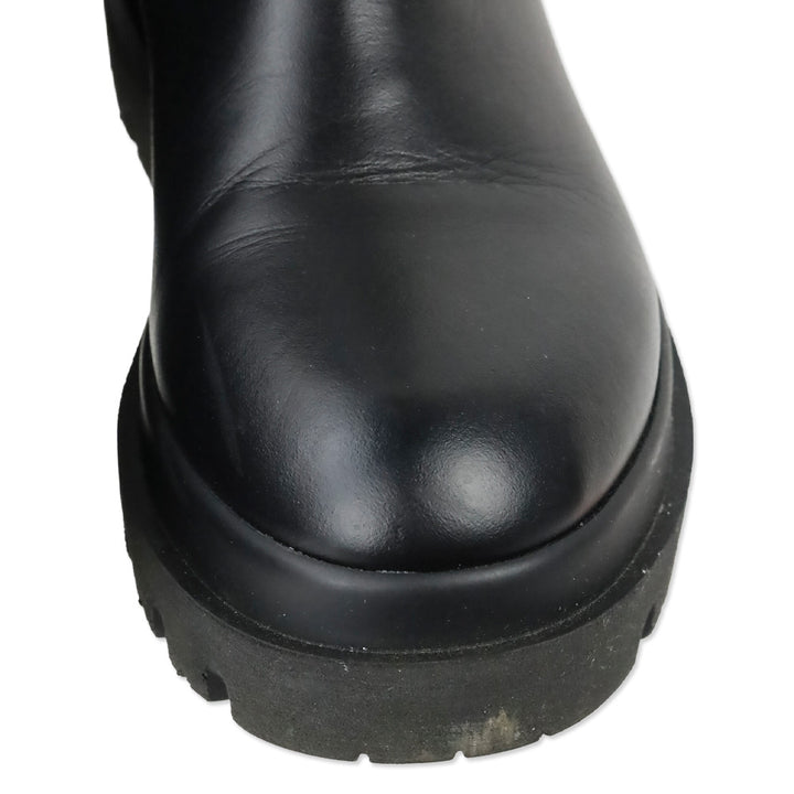 LA Canadienne Black Leather Braydon Boot