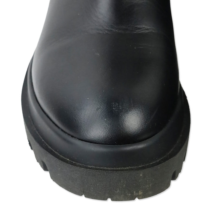 LA Canadienne Black Leather Braydon Boot