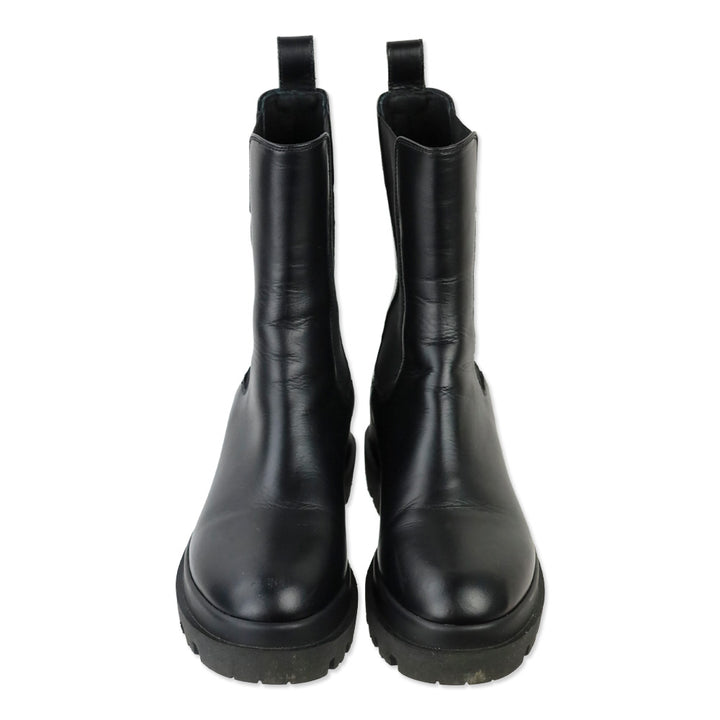 LA Canadienne Black Leather Braydon Boot