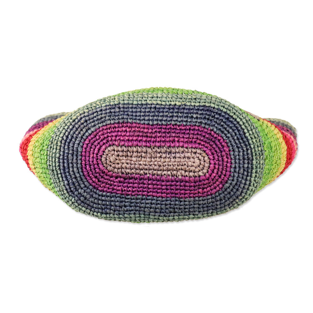 LOEWE x Paula's Ibiza Rainbow Raffia Clutch Crossbody Bag