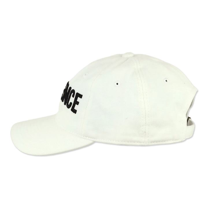 L'Agence White Logo Baseball Cap