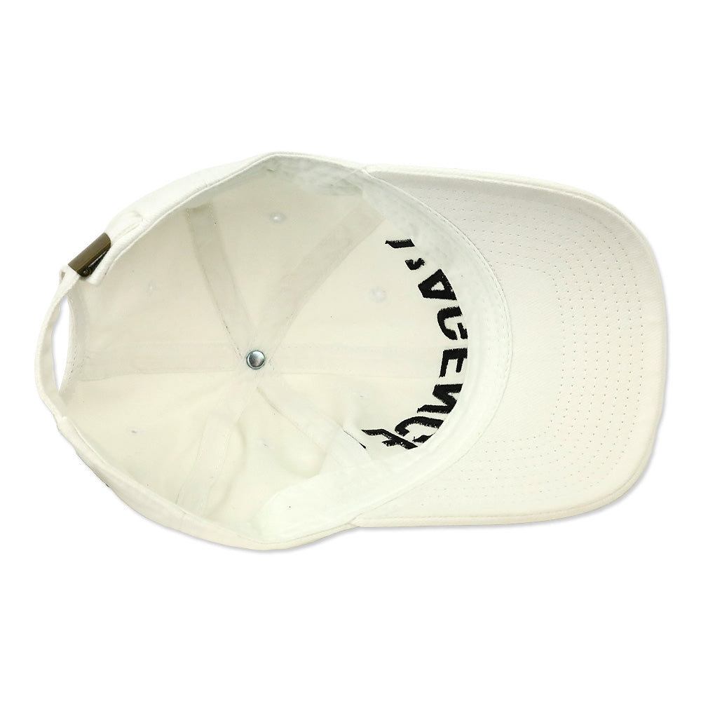 L'Agence White Logo Baseball Cap