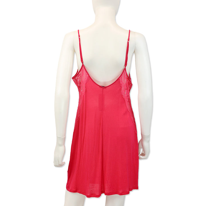 La Perla Hot Pink Modal Lace Dress