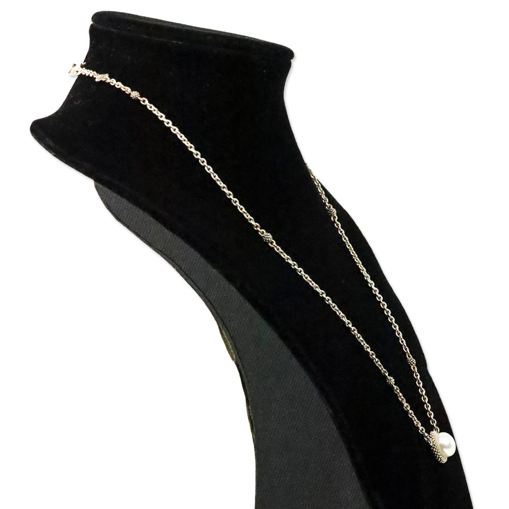 Lagos Luna Sterling Pearl Pendant Necklace