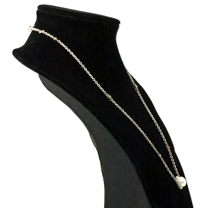 Lagos Luna Sterling Pearl Pendant Necklace