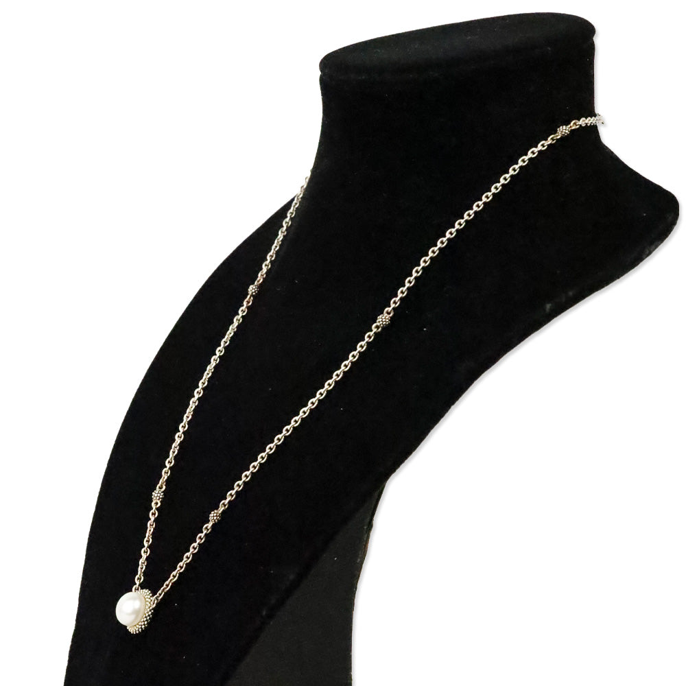 Lagos Luna Sterling Pearl Pendant Necklace