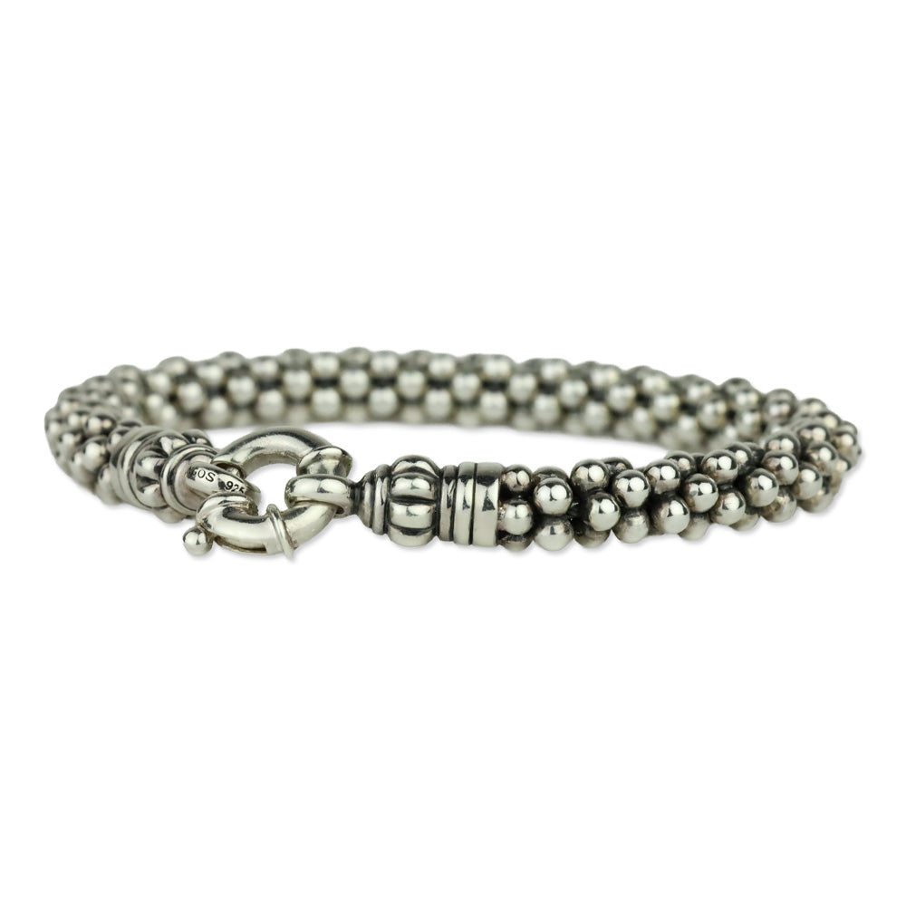 Lagos Sterling Silver Caviar Rope Bracelet