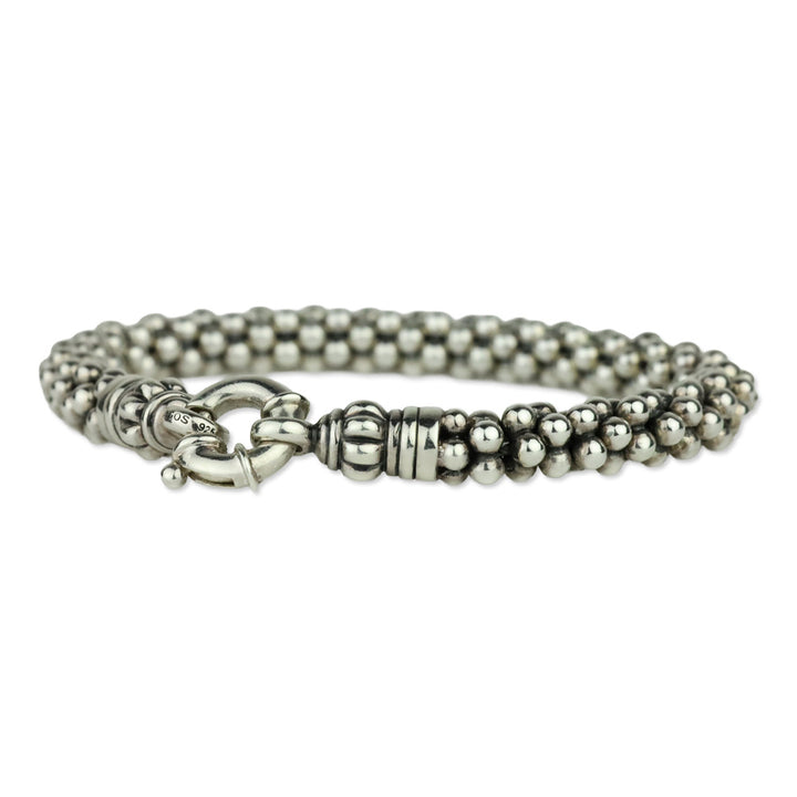 Lagos Sterling Silver Caviar Rope Bracelet