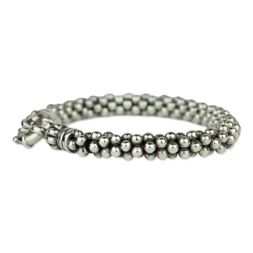 Lagos Sterling Silver Caviar Rope Bracelet