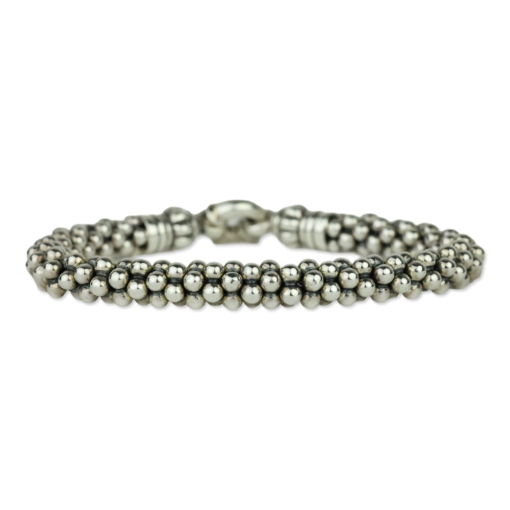 Lagos Sterling Silver Caviar Rope Bracelet