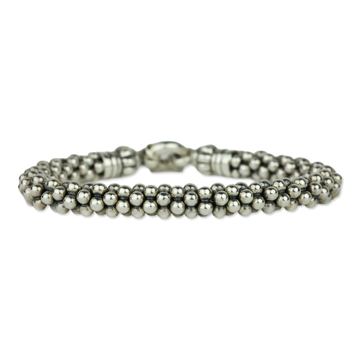 Lagos Sterling Silver Caviar Rope Bracelet