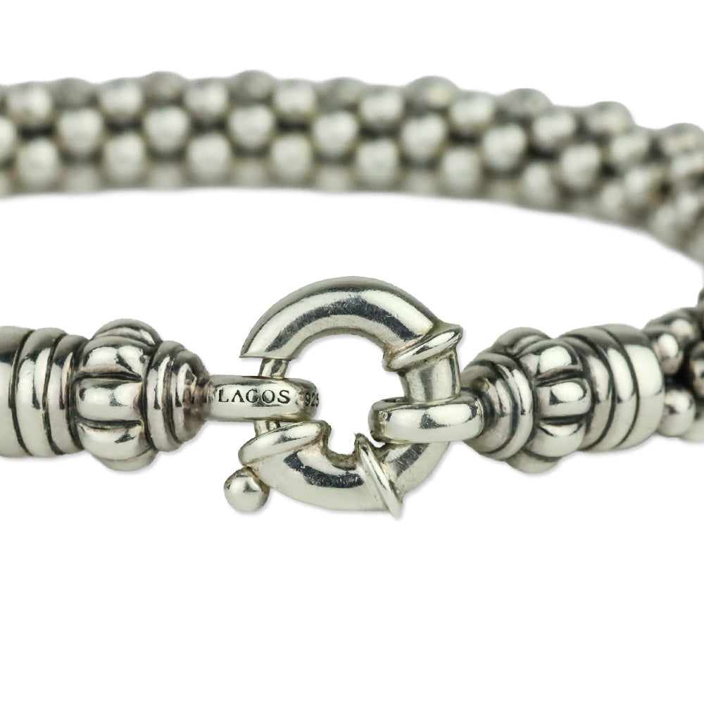 Lagos Sterling Silver Caviar Rope Bracelet