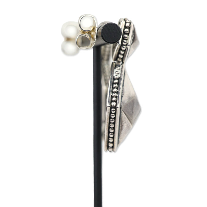 Lagos Sterling Silver Faceted Rocks Drop Earrings