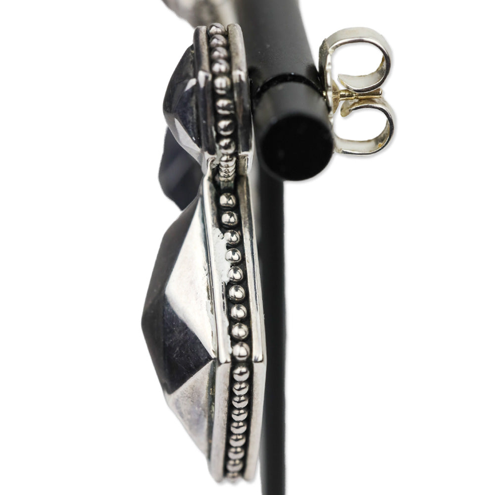 Lagos Sterling Silver Faceted Rocks Drop Earrings