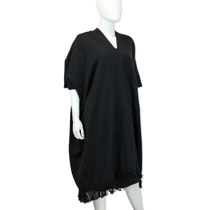 Lauren Manoogian Black Handwoven Tela Caftan