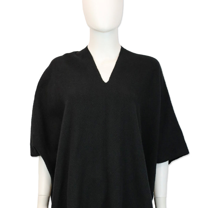 Lauren Manoogian Black Handwoven Tela Caftan