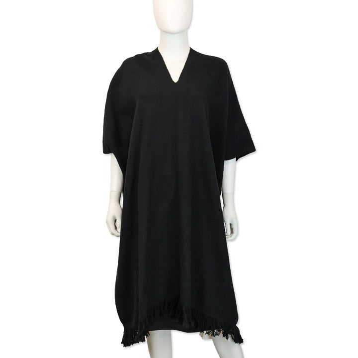 Lauren Manoogian Black Handwoven Tela Caftan