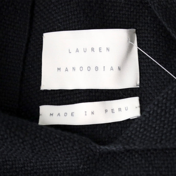 Lauren Manoogian Black Handwoven Tela Caftan