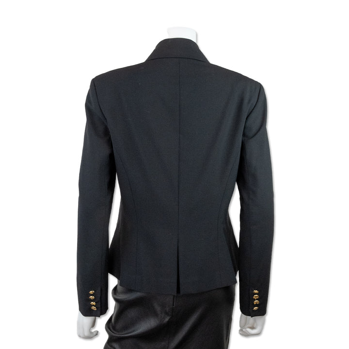 Lauren by Ralph Lauren Black Blazer with Gold Buttons