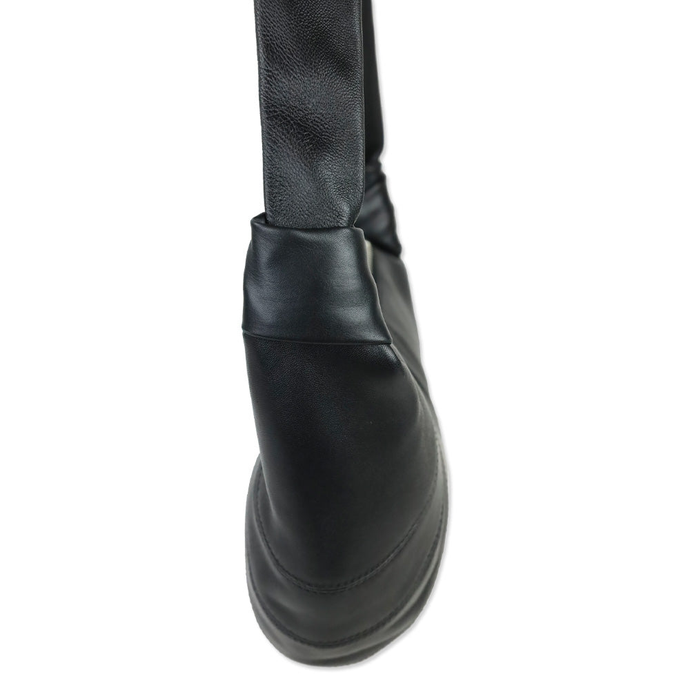 Lemaire Black Nappa Leather Small Croissant Bag