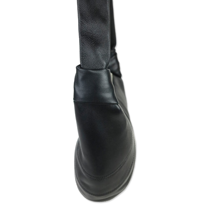 Lemaire Black Nappa Leather Small Croissant Bag