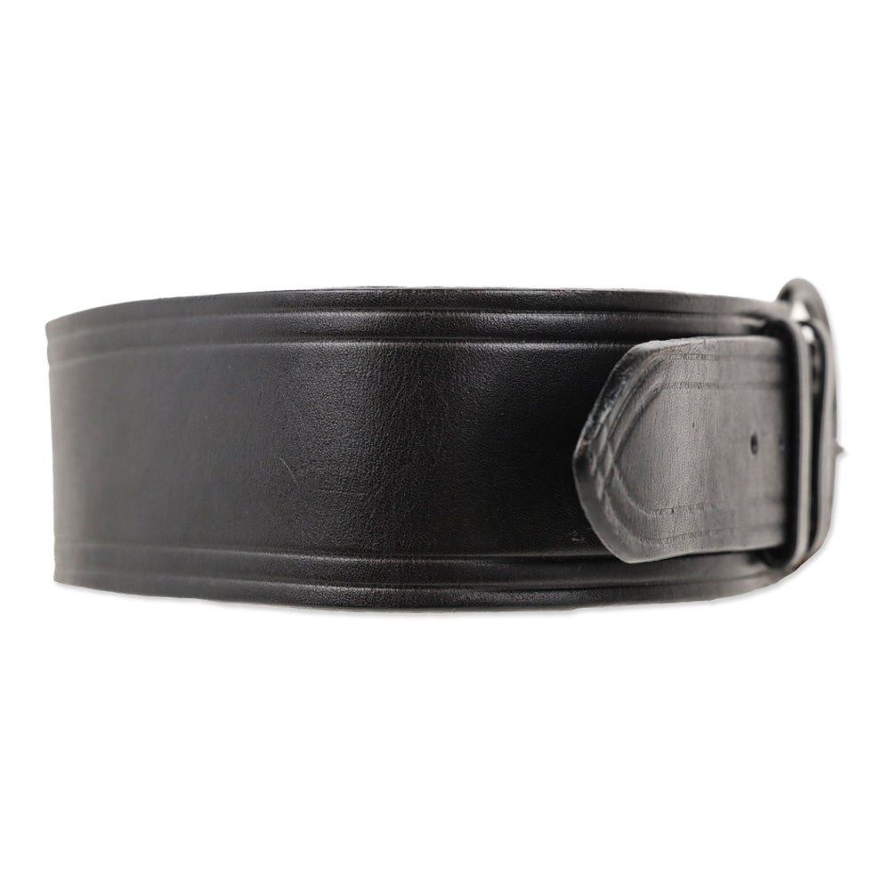 Linea Pelle Black Wide Leather Belt