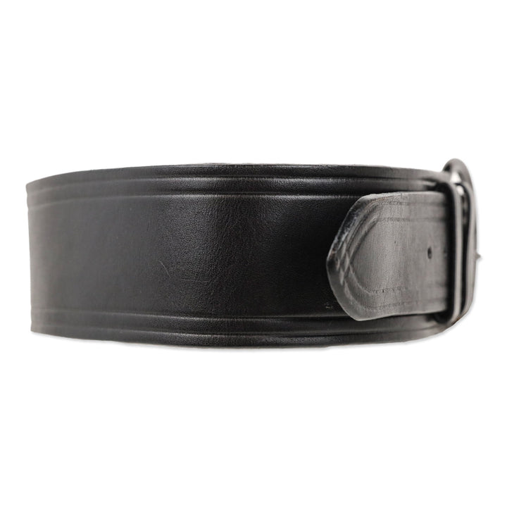 Linea Pelle Black Wide Leather Belt