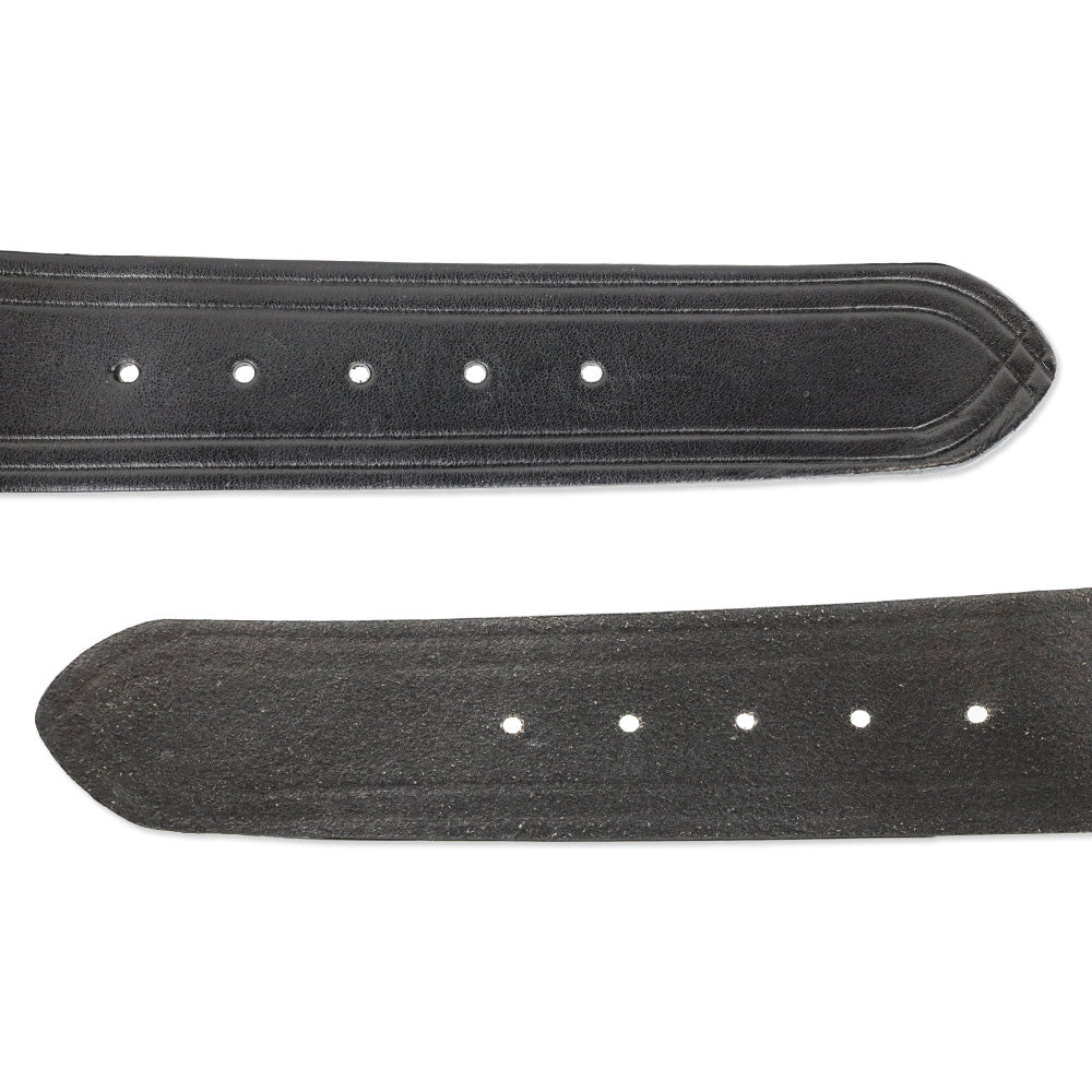 Linea Pelle Black Wide Leather Belt