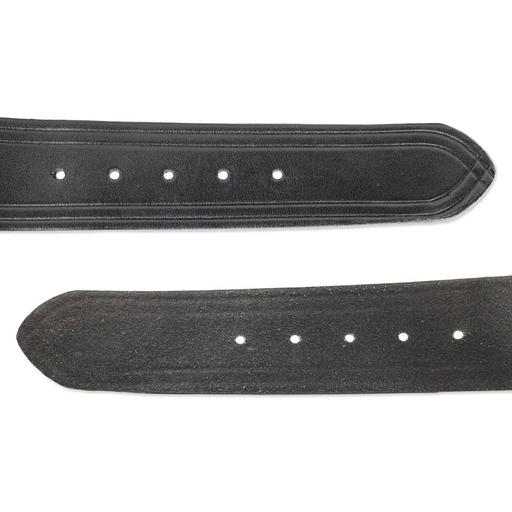 Linea Pelle Black Wide Leather Belt