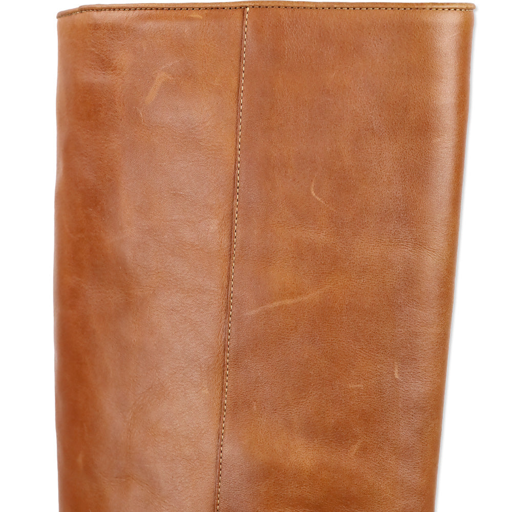Loeffler Randal Emmy D-Ring Buckle Cognac Leather Boots