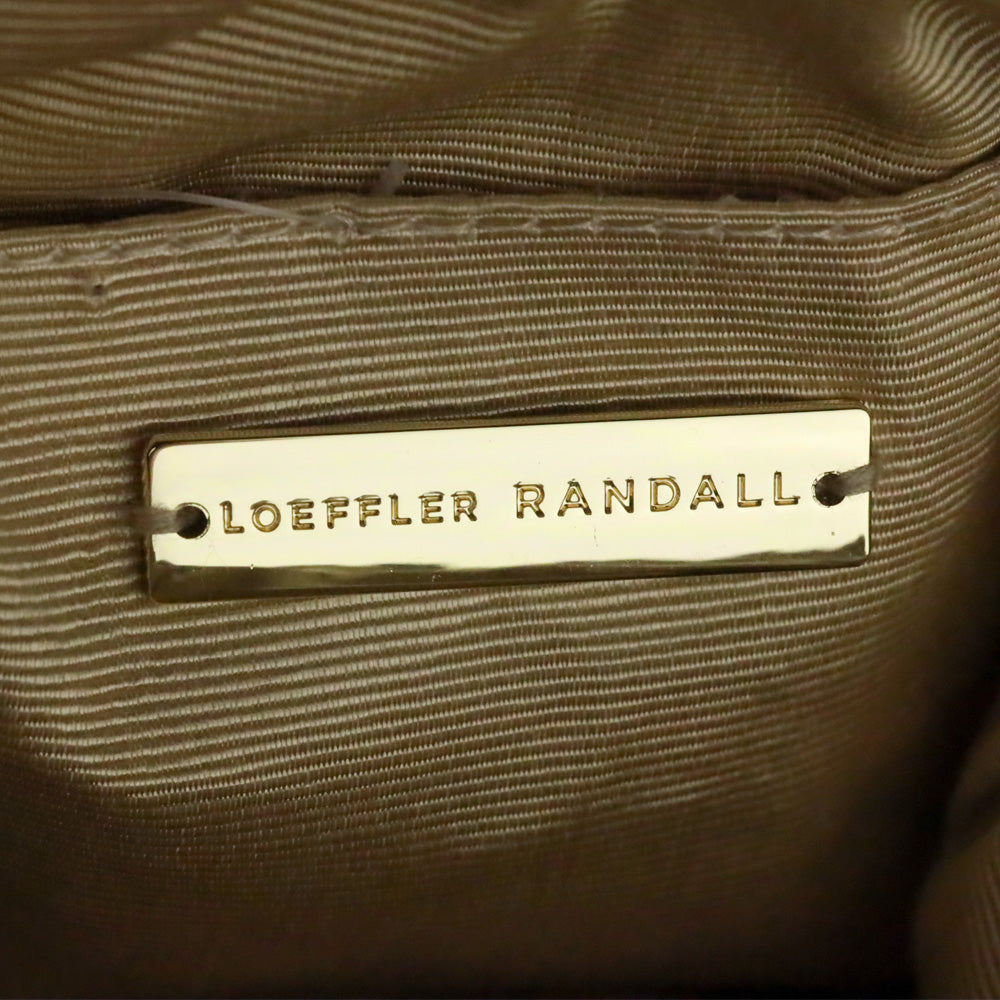 Loeffler Randall Bailey Natural/Crystal Dome Clutch
