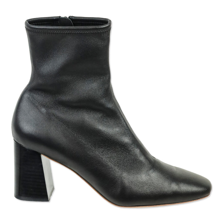Loeffler Randall Black Leather Ankle Boots