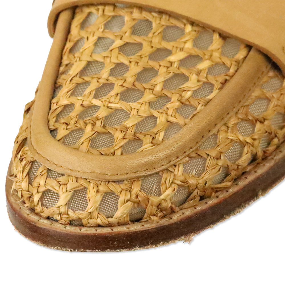 Loeffler Randall Rachel Crochet Raffia Penny Loafers