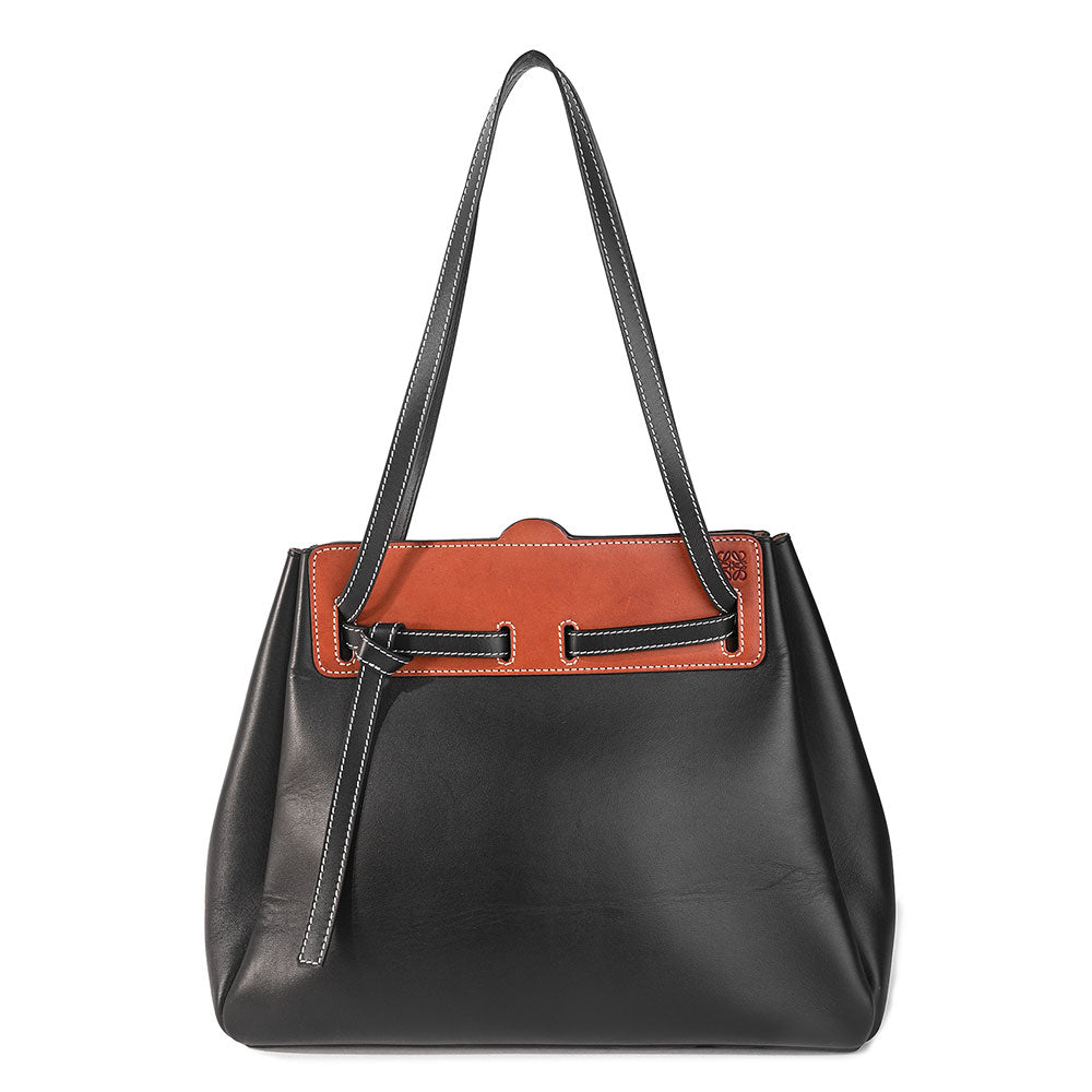 Loewe lazo tote bag large黒のレザートートバッグ Loewe lazo tote bag large黒のレザートートバッグ Loewe lazo tote