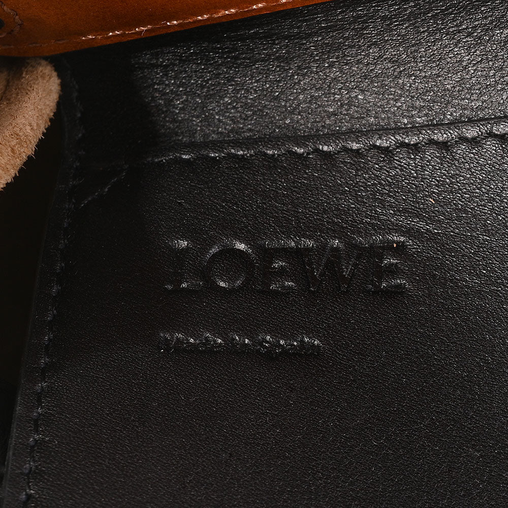 Loewe Black & Brown Large Lazo Tote Bag | DBLTKE Luxury