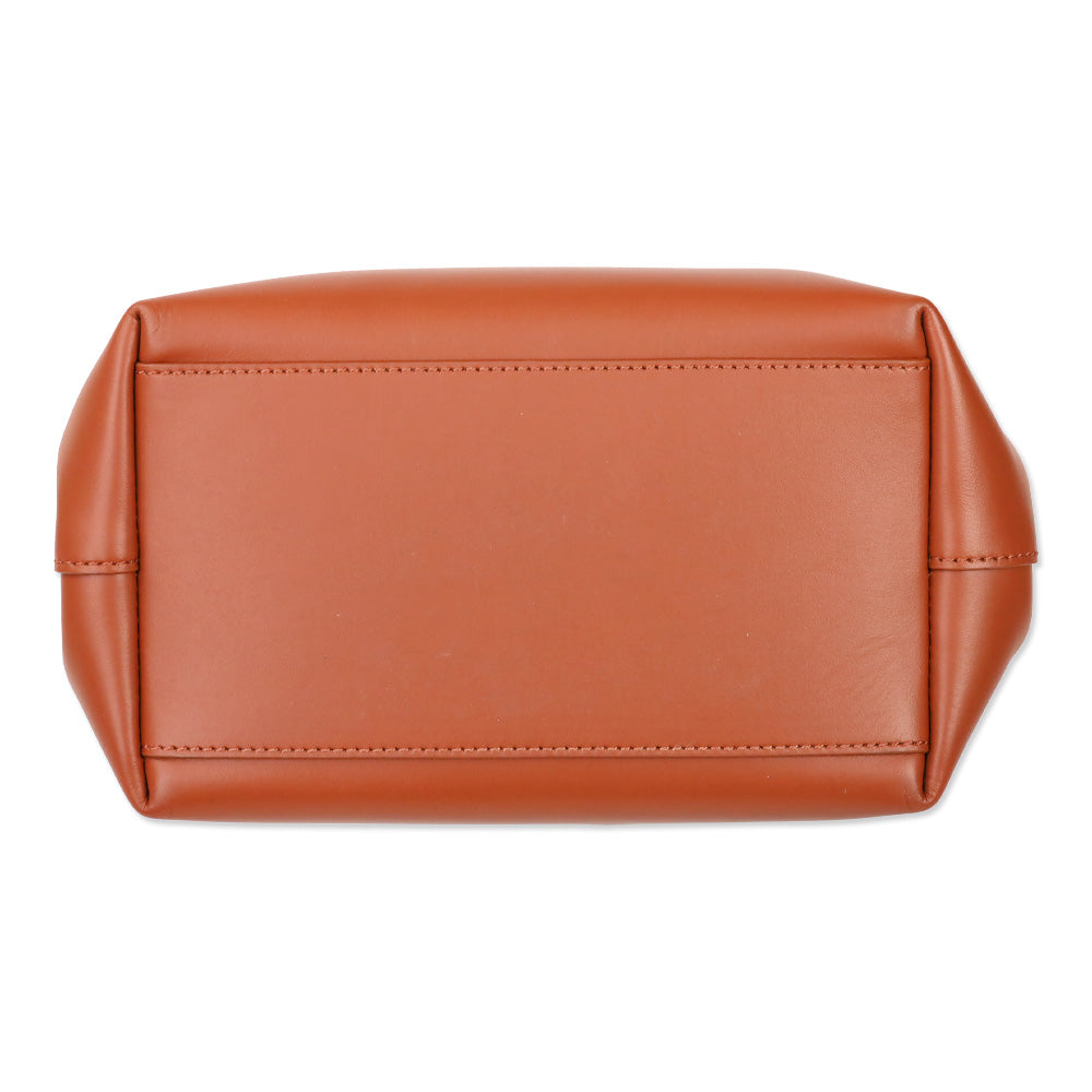 Longchamp Bark Smooth Leather Le Roseau S Tote