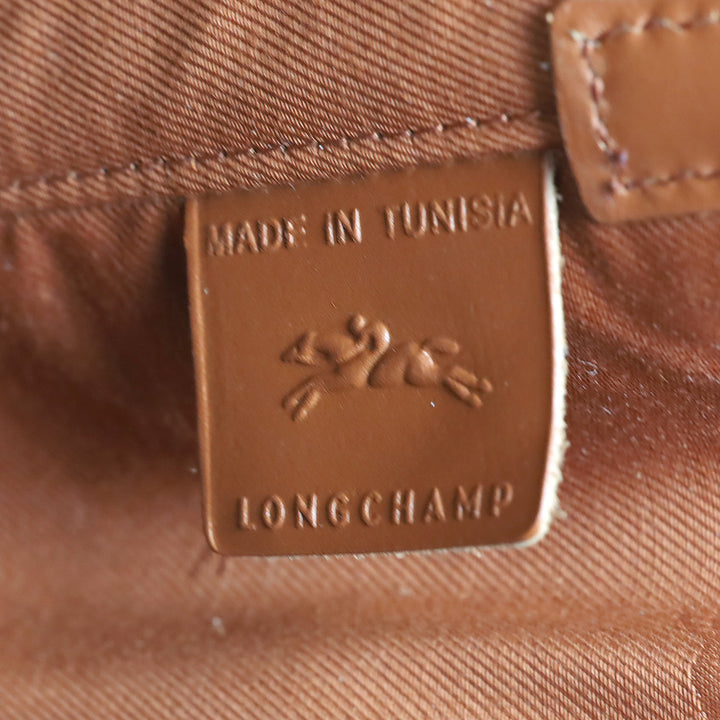 Longchamp Bark Smooth Leather Le Roseau S Tote