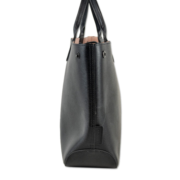 Longchamp Black Leather Tote