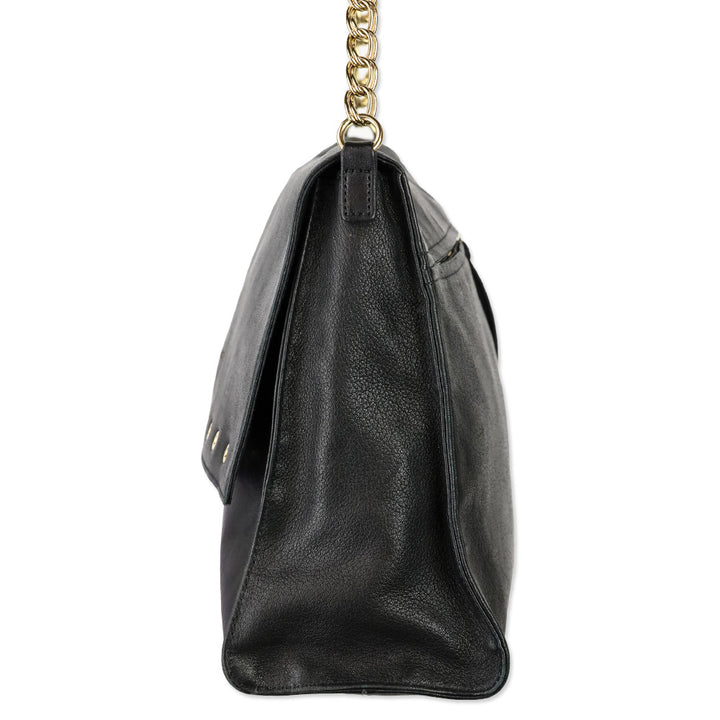 Longchamp Black Paris Rocks Shoulder Bag