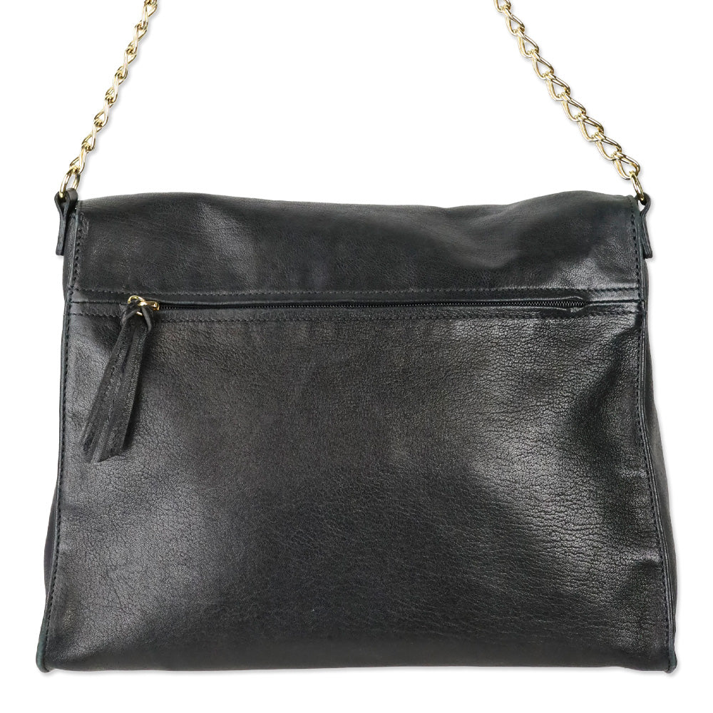 Longchamp Black Paris Rocks Shoulder Bag