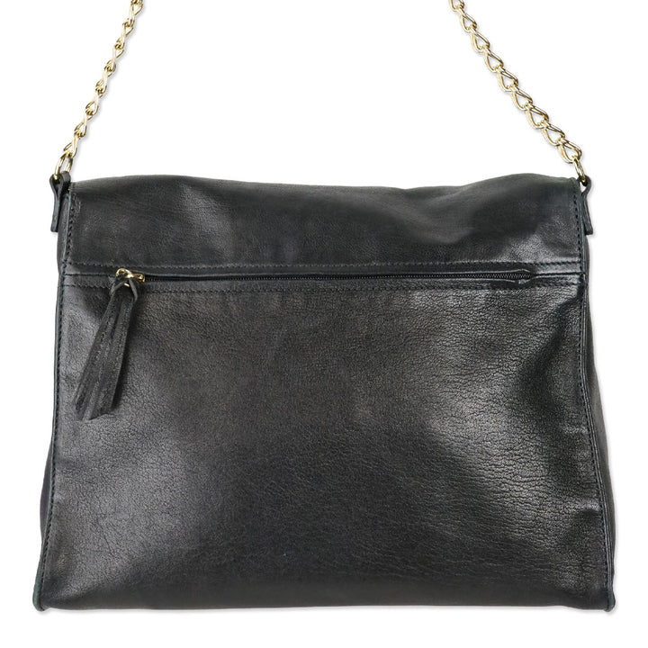 Longchamp Black Paris Rocks Shoulder Bag