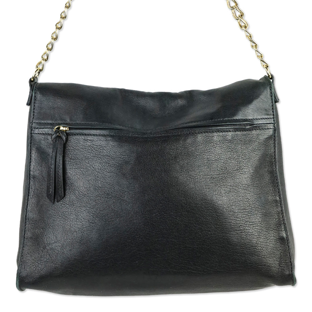 Longchamp Black Paris Rocks Shoulder Bag