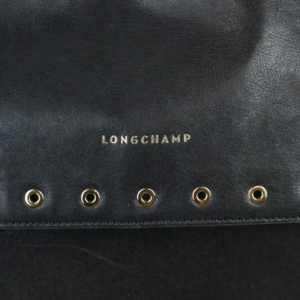 Longchamp Black Paris Rocks Shoulder Bag