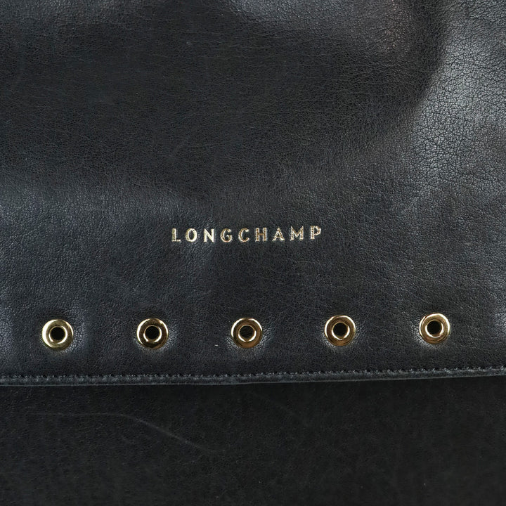 Longchamp Black Paris Rocks Shoulder Bag
