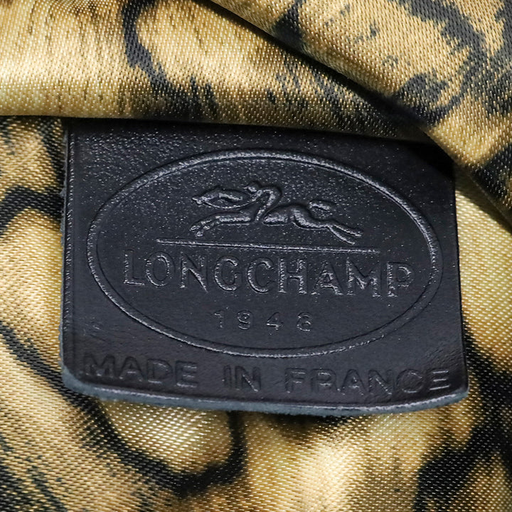 Longchamp Black Paris Rocks Shoulder Bag